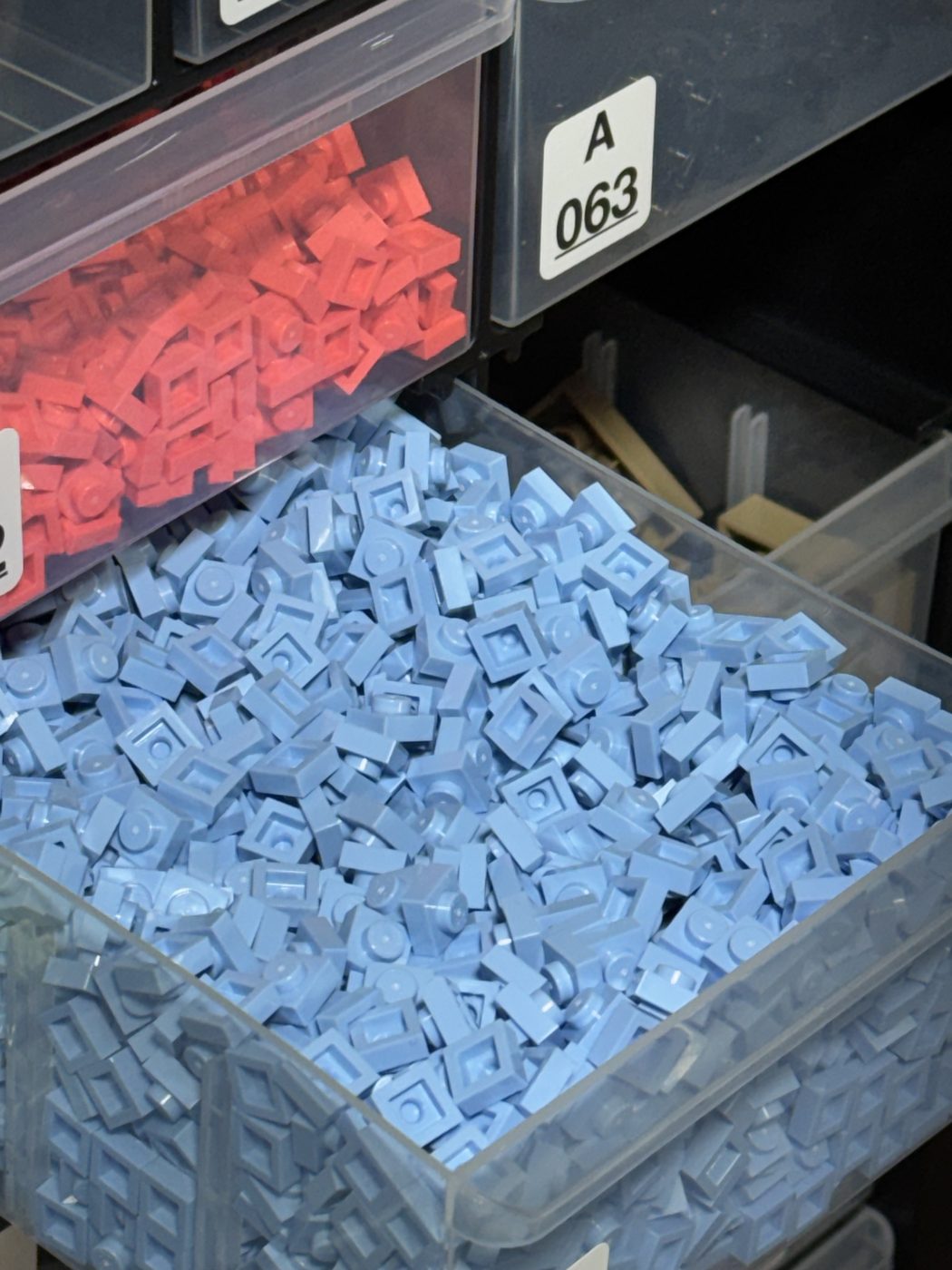 Sortierte gebrauchte Lego-Steine